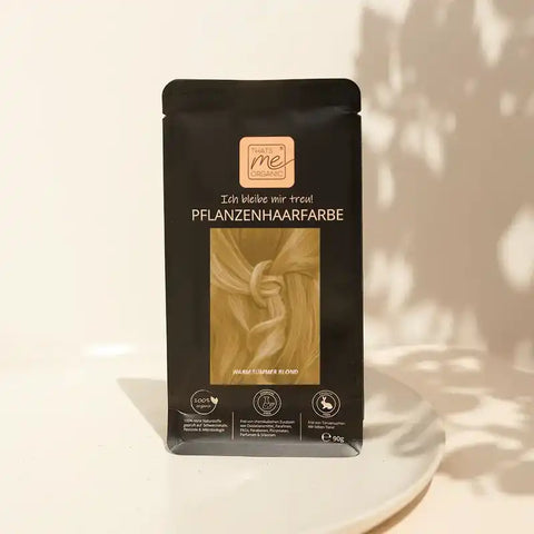 Profi-Pflanzenhaarfarbe SET warmes Sommer-Blond "warm summer blond" - ohne Rotanteil