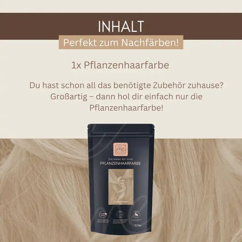 Coloration capillaire professionnelle SET cool, incolore, volume et brillance "cool shiny hair pack"