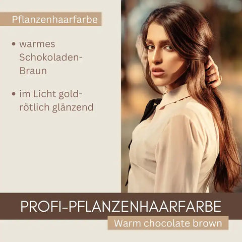 Professional Plant Hair Colour SET Warm Chocolate Brown