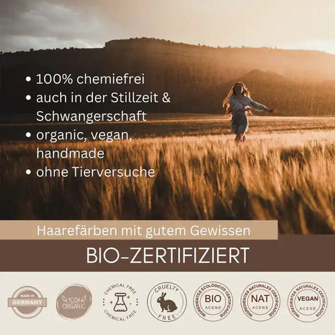 Tintura per capelli professionale SET "biondo Sahara scuro caldo"