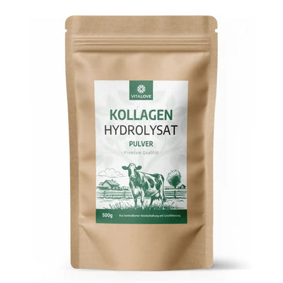 Kollagen Hydrolysat Pulver (aus Weidehaltung) – 500 g