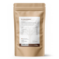 Rückseite des VITALOVE Bio Ceylon Zimt Beutels, 250 g, mit Etikett