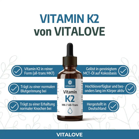 Vitamin K2 Drops (MK7 all-trans) - 50 ml