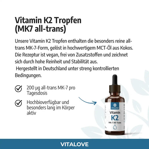 Vitamin K2 Drops (MK7 all-trans) - 50 ml