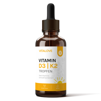 Vitamin D3 K2 Tropfen mit MK7 All-Trans – 50 ml