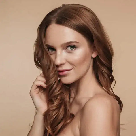 Tintura per capelli professionale SET "biondo Sahara scuro caldo"